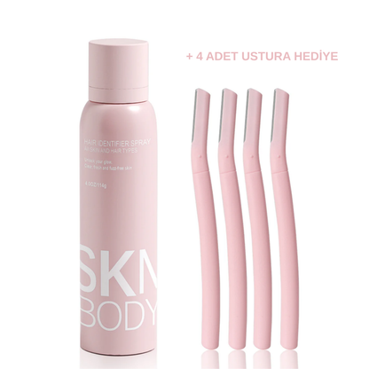 Dermaplaning Öncesi Tüy Tanımlama Spreyi – Yüz & Boyun