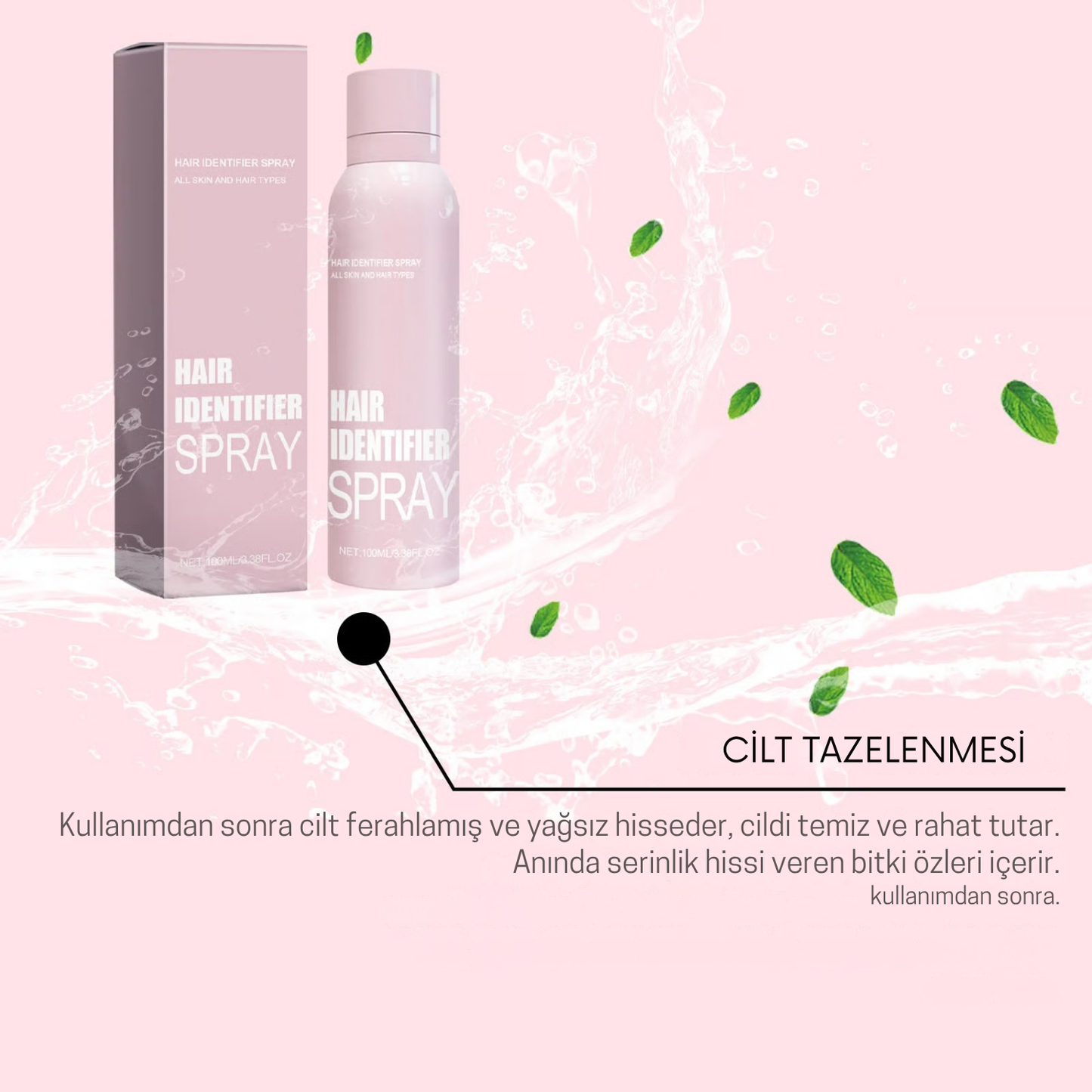 Dermaplaning Öncesi Tüy Tanımlama Spreyi – Yüz & Boyun